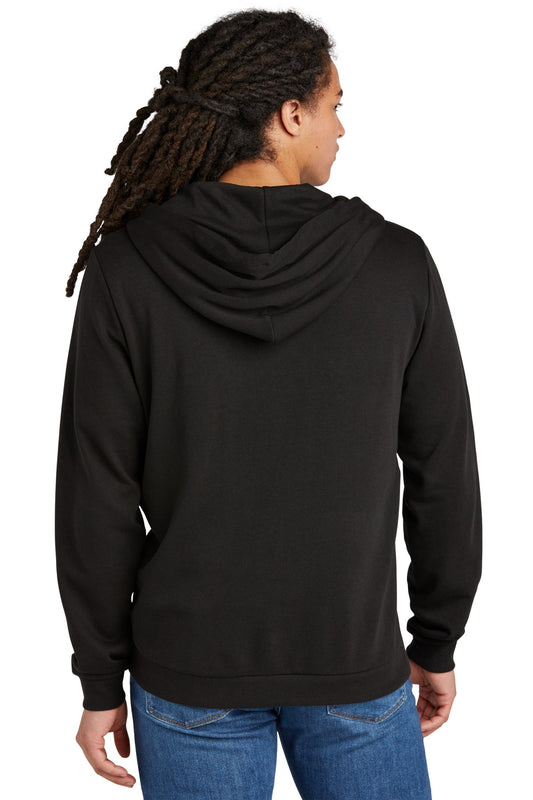 District Perfect Tri Fleece Full-Zip Hoodie DT1302 Black