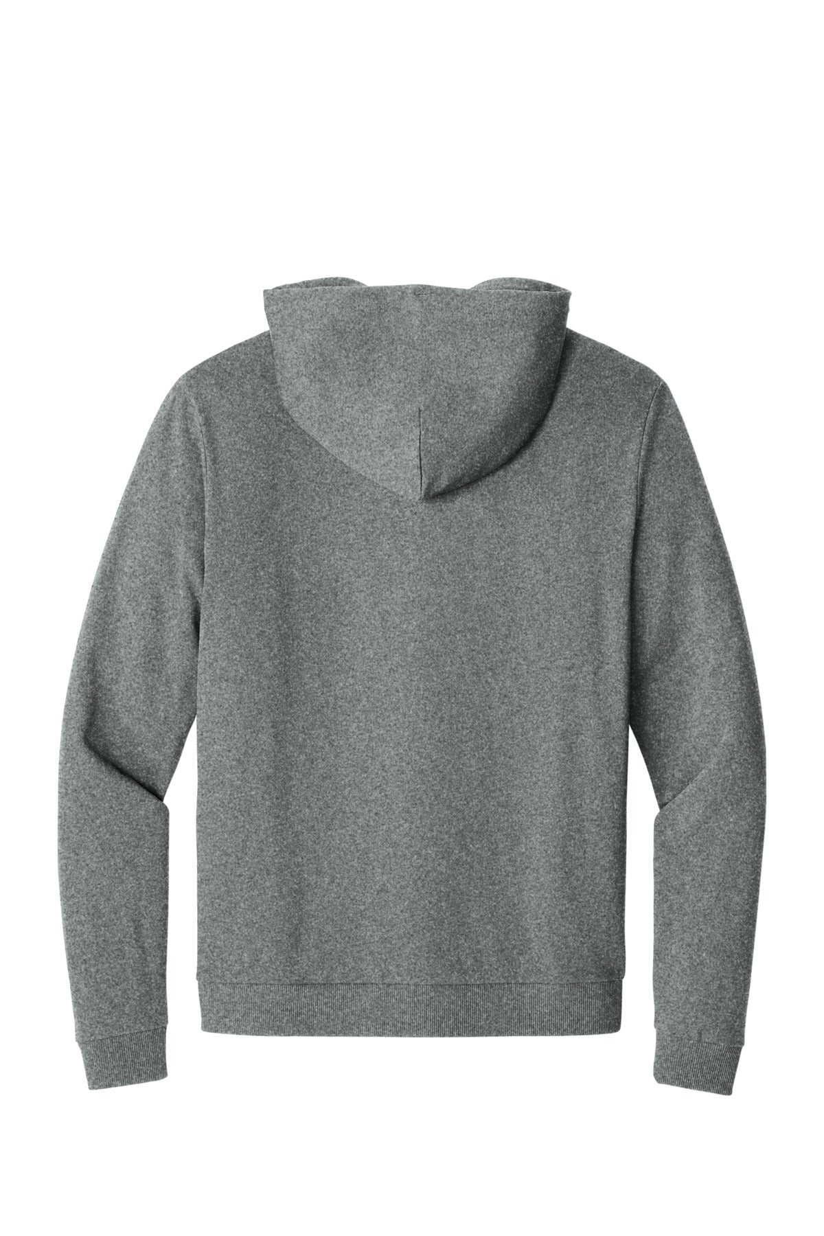District Perfect Tri Fleece Full-Zip Hoodie DT1302 Grey Frost