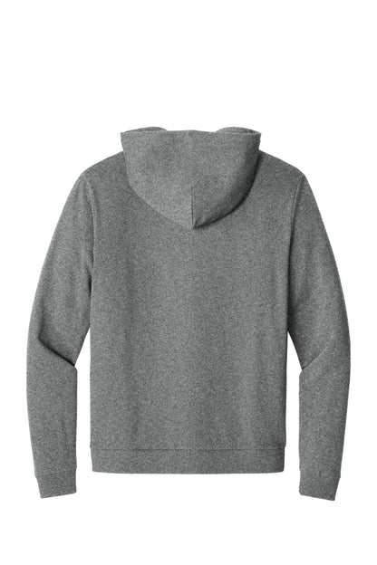 District Perfect Tri Fleece Full-Zip Hoodie DT1302 Grey Frost