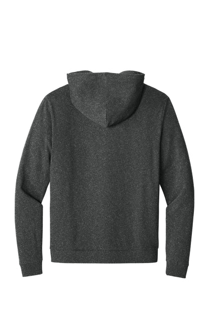 District Perfect Tri Fleece Full-Zip Hoodie DT1302 Heathered Charcoal