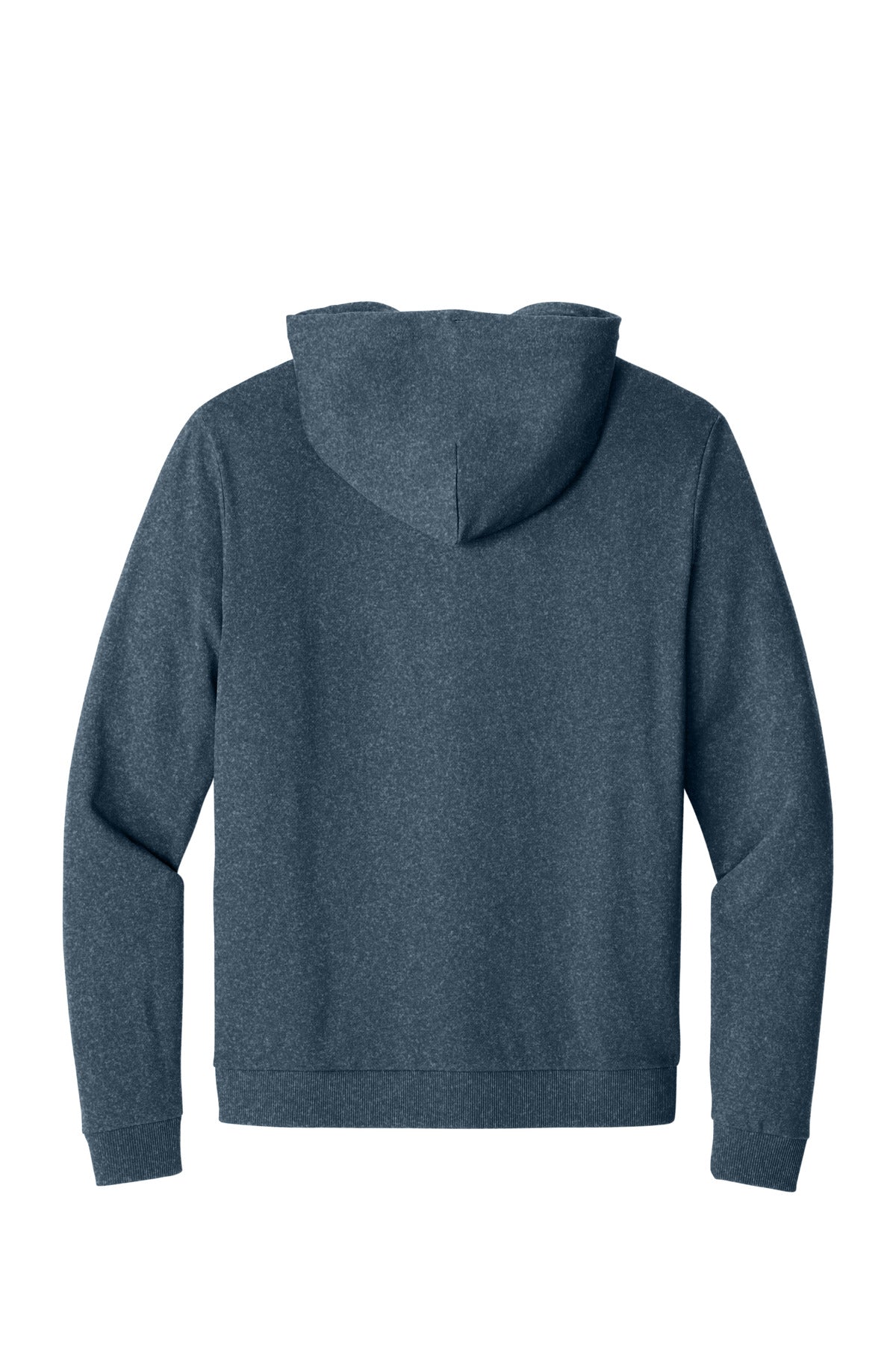 District Perfect Tri Fleece Full-Zip Hoodie DT1302 Navy Frost