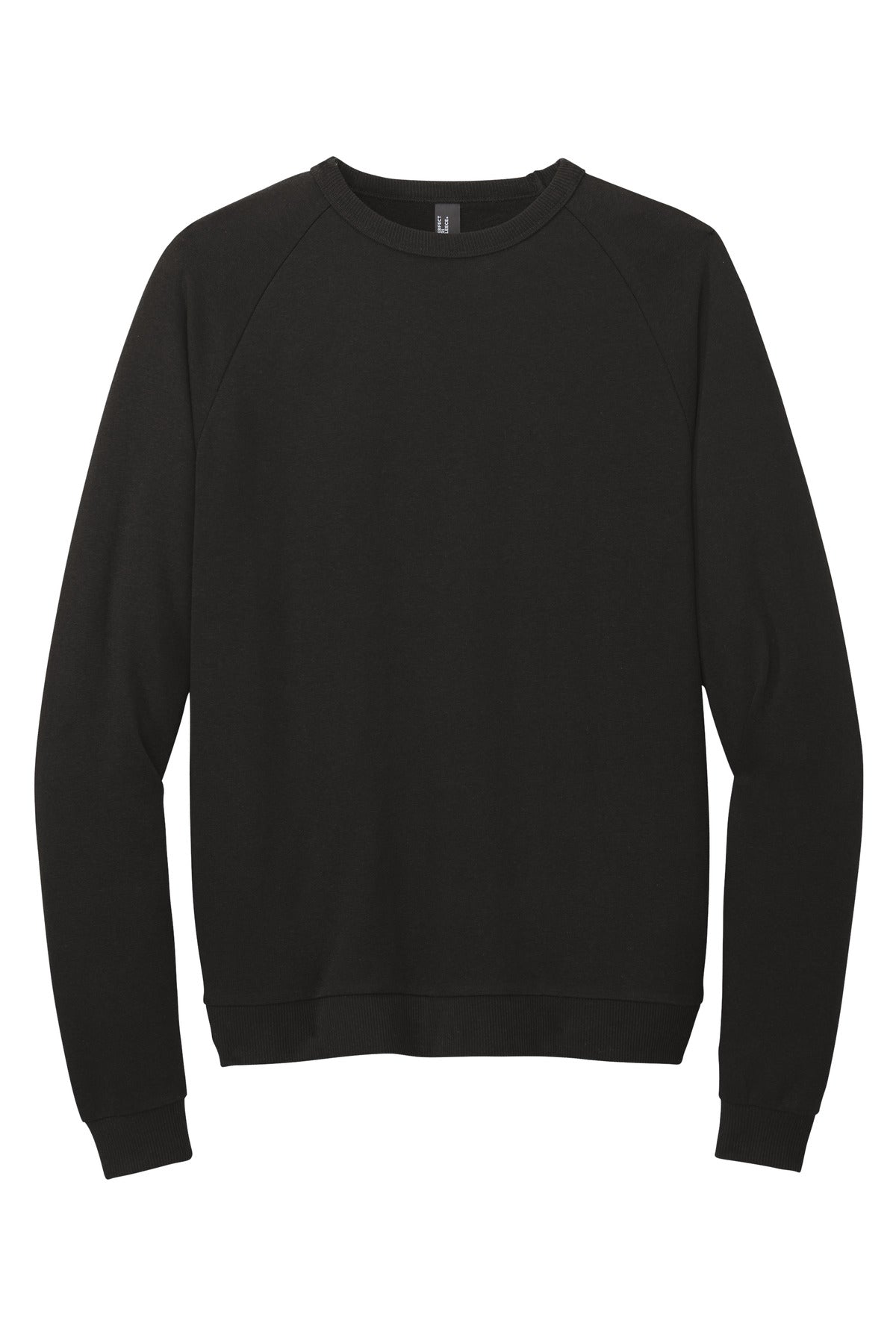District Perfect Tri Fleece Crewneck Sweatshirt DT1304 Black