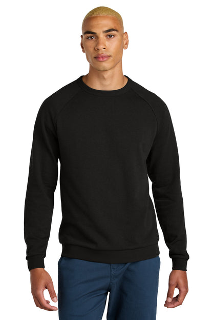 District Perfect Tri Fleece Crewneck Sweatshirt DT1304 Black
