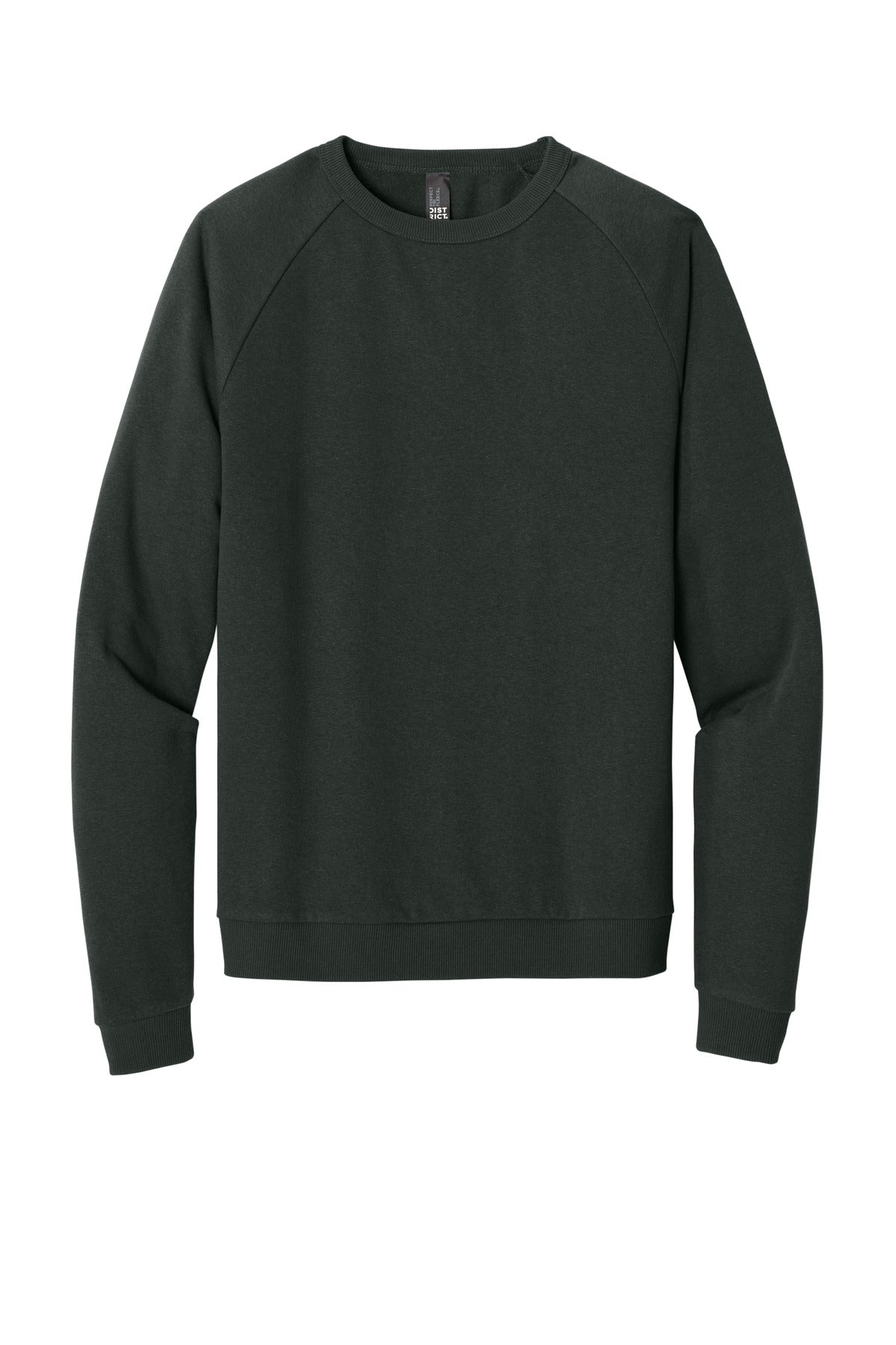 District Perfect Tri Fleece Crewneck Sweatshirt DT1304 Deepest Grey