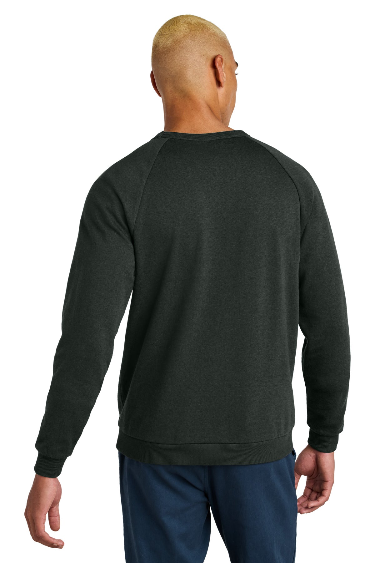 District Perfect Tri Fleece Crewneck Sweatshirt DT1304 Deepest Grey
