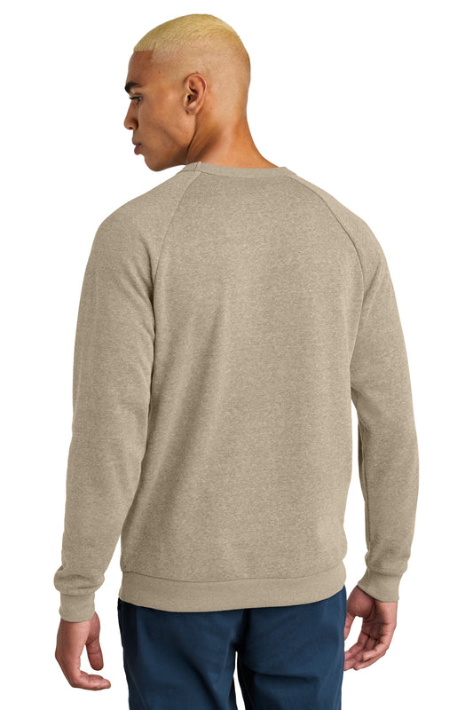 District Perfect Tri Fleece Crewneck Sweatshirt DT1304 Desert Tan Heather