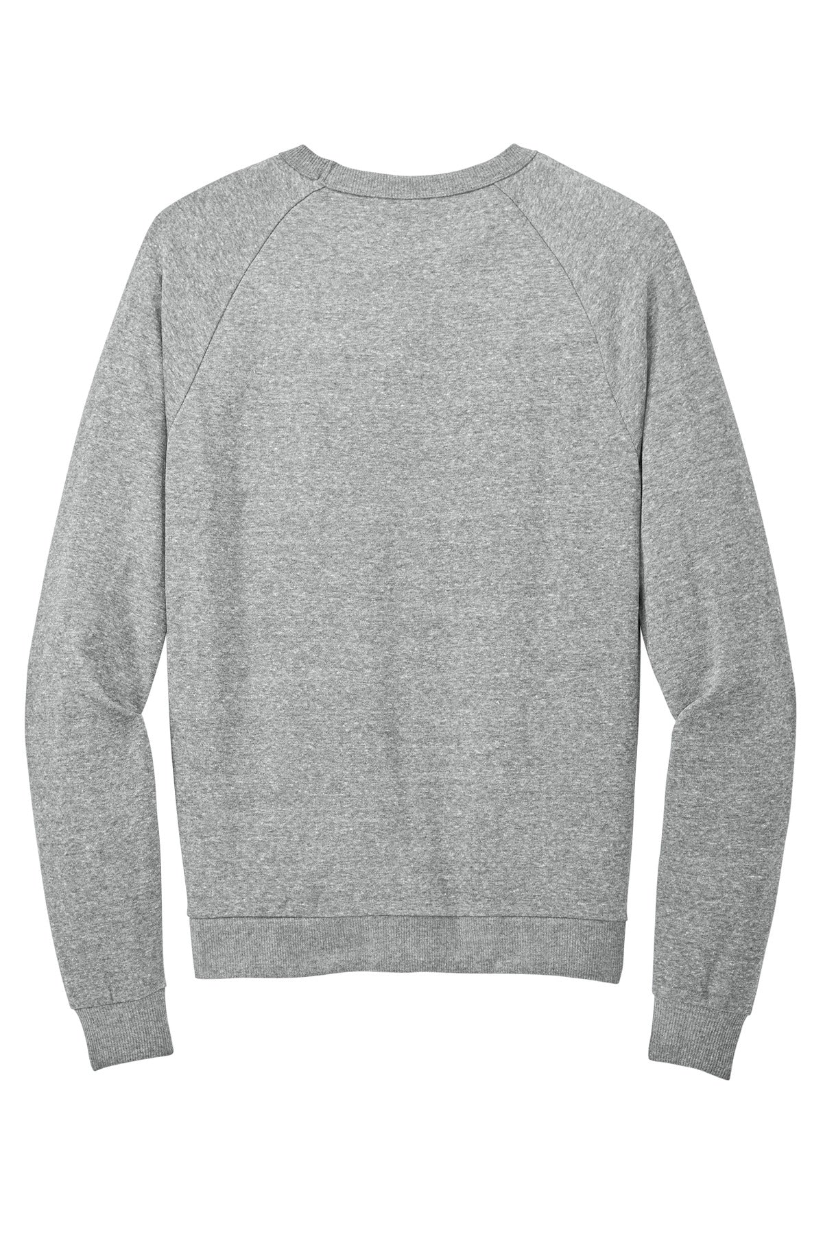 District Perfect Tri Fleece Crewneck Sweatshirt DT1304 Grey Frost