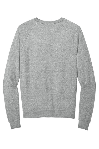 District Perfect Tri Fleece Crewneck Sweatshirt DT1304 Grey Frost