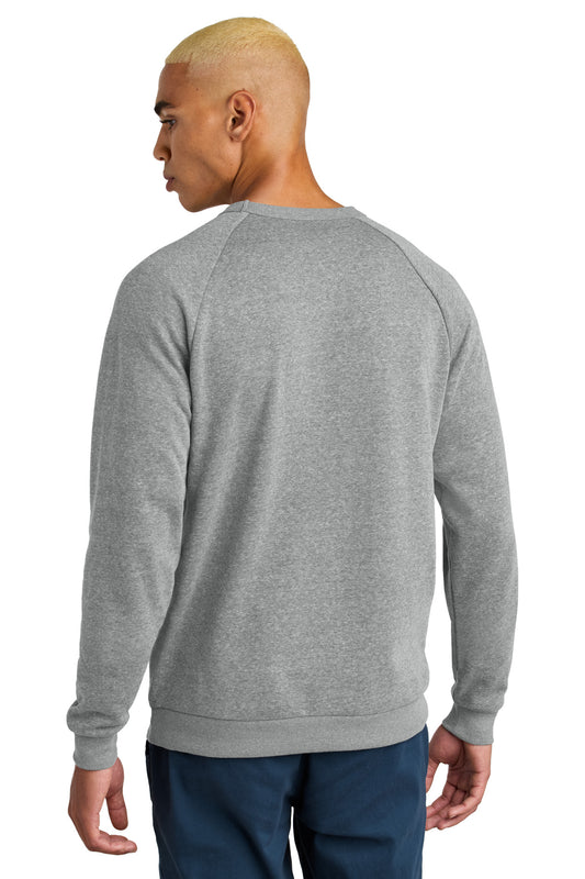 District Perfect Tri Fleece Crewneck Sweatshirt DT1304 Grey Frost