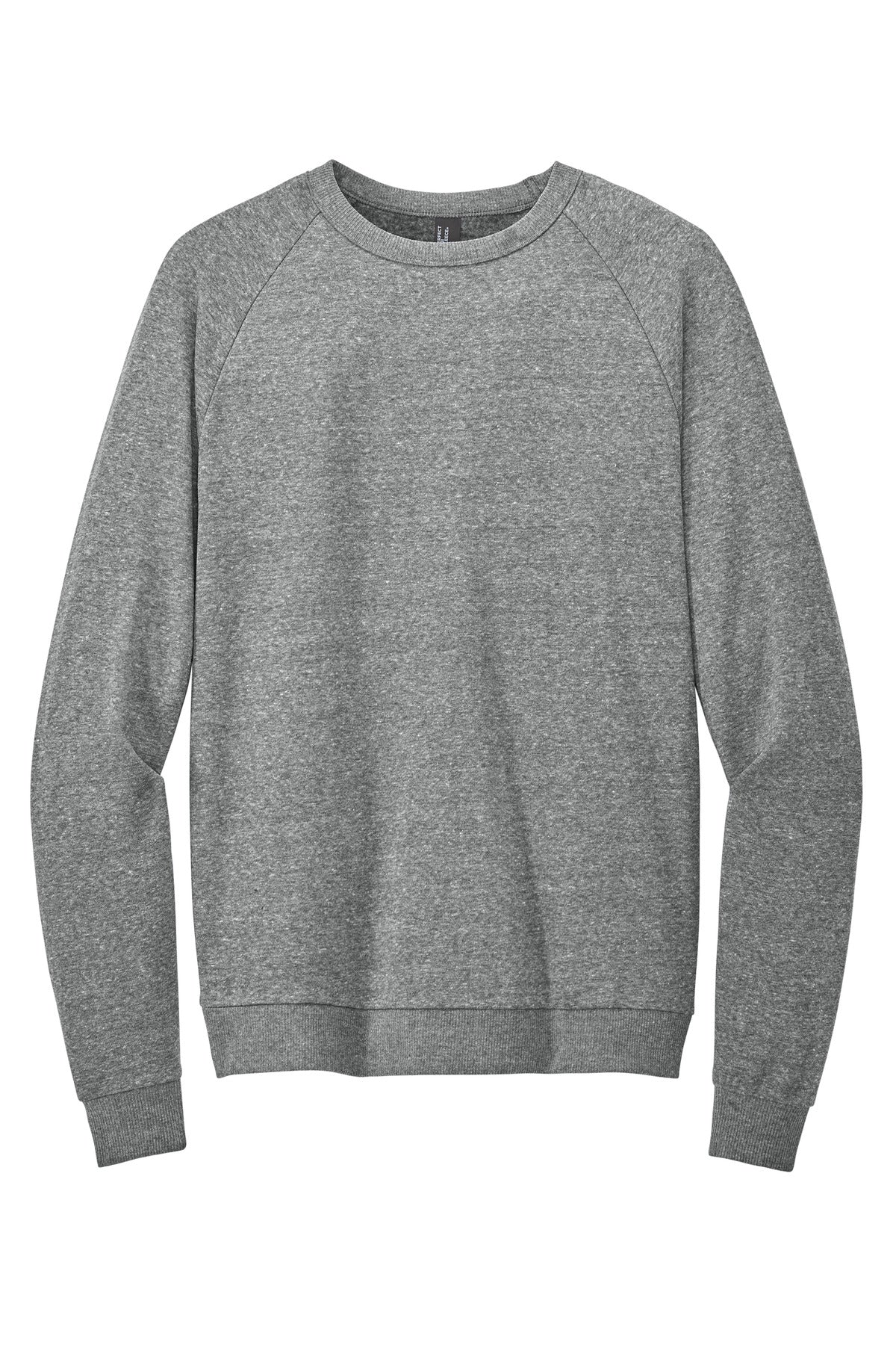 District Perfect Tri Fleece Crewneck Sweatshirt DT1304 Heathered Charcoal