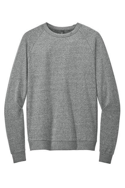 District Perfect Tri Fleece Crewneck Sweatshirt DT1304 Heathered Charcoal