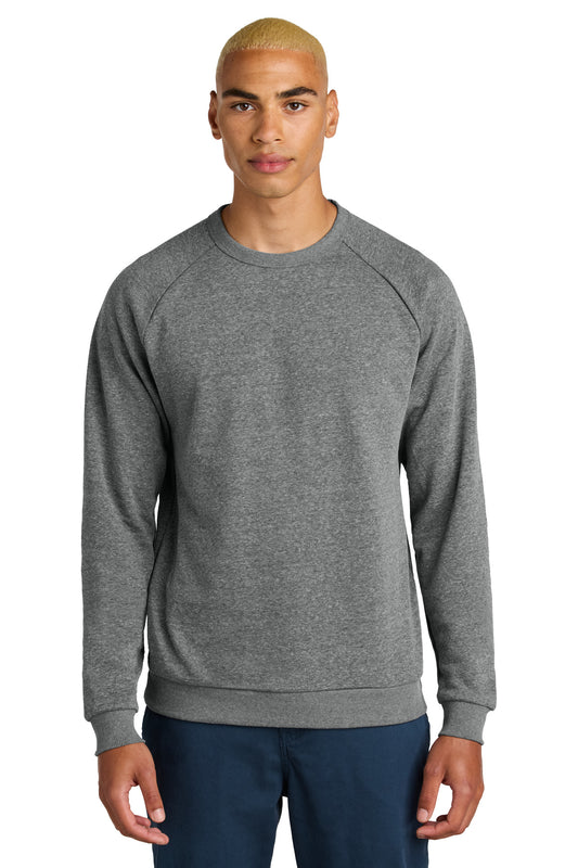 District Perfect Tri Fleece Crewneck Sweatshirt DT1304 Heathered Charcoal