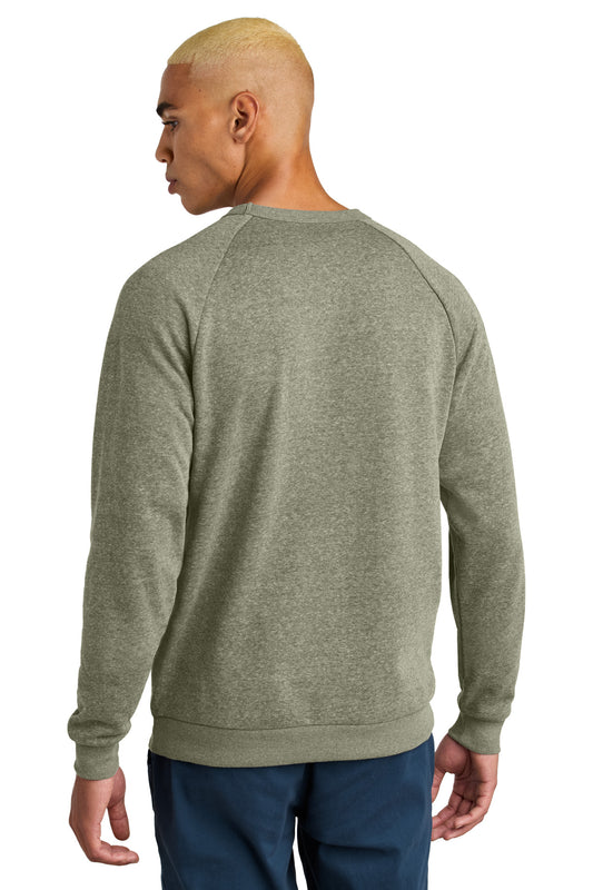 District Perfect Tri Fleece Crewneck Sweatshirt DT1304 Military Green Frost
