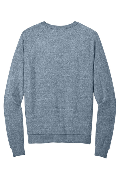 District Perfect Tri Fleece Crewneck Sweatshirt DT1304 Navy Frost
