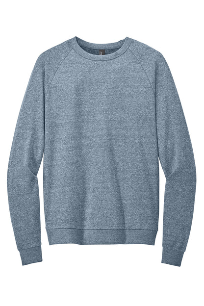 District Perfect Tri Fleece Crewneck Sweatshirt DT1304 Navy Frost