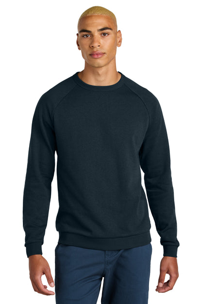 District Perfect Tri Fleece Crewneck Sweatshirt DT1304 New Navy