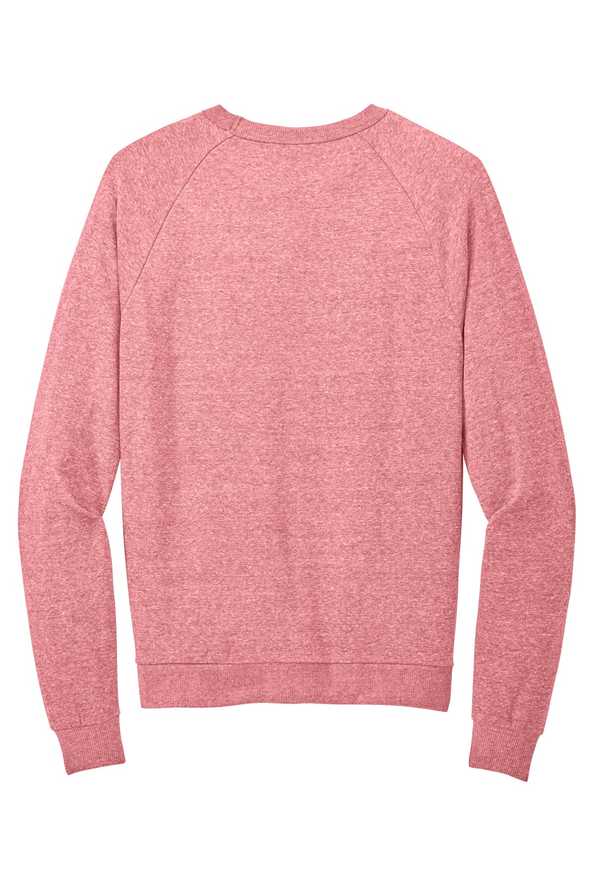 District Perfect Tri Fleece Crewneck Sweatshirt DT1304 Red Frost