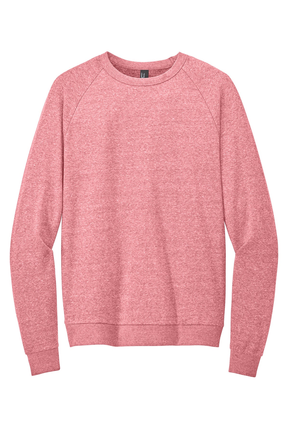 District Perfect Tri Fleece Crewneck Sweatshirt DT1304 Red Frost