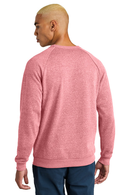District Perfect Tri Fleece Crewneck Sweatshirt DT1304 Red Frost