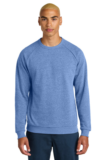 District Perfect Tri Fleece Crewneck Sweatshirt DT1304 Royal Frost