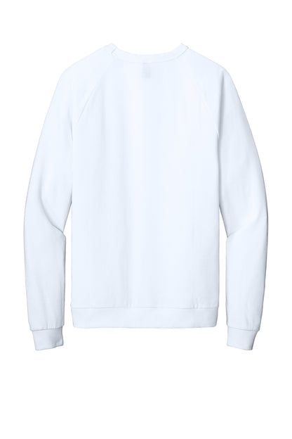 District Perfect Tri Fleece Crewneck Sweatshirt DT1304 White