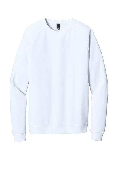 District Perfect Tri Fleece Crewneck Sweatshirt DT1304 White