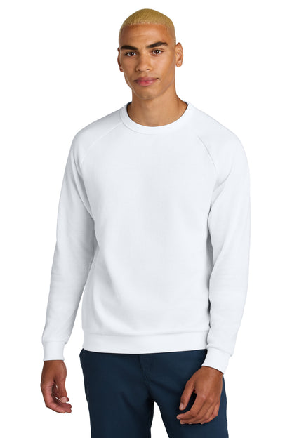 District Perfect Tri Fleece Crewneck Sweatshirt DT1304 White