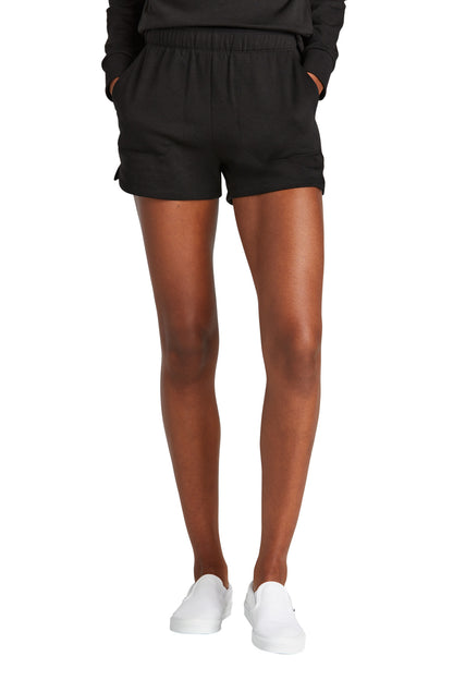 District Women's Perfect Tri Fleece Short DT1309 Black