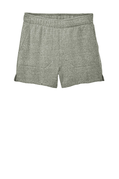 District Women's Perfect Tri Fleece Short DT1309 Grey Frost