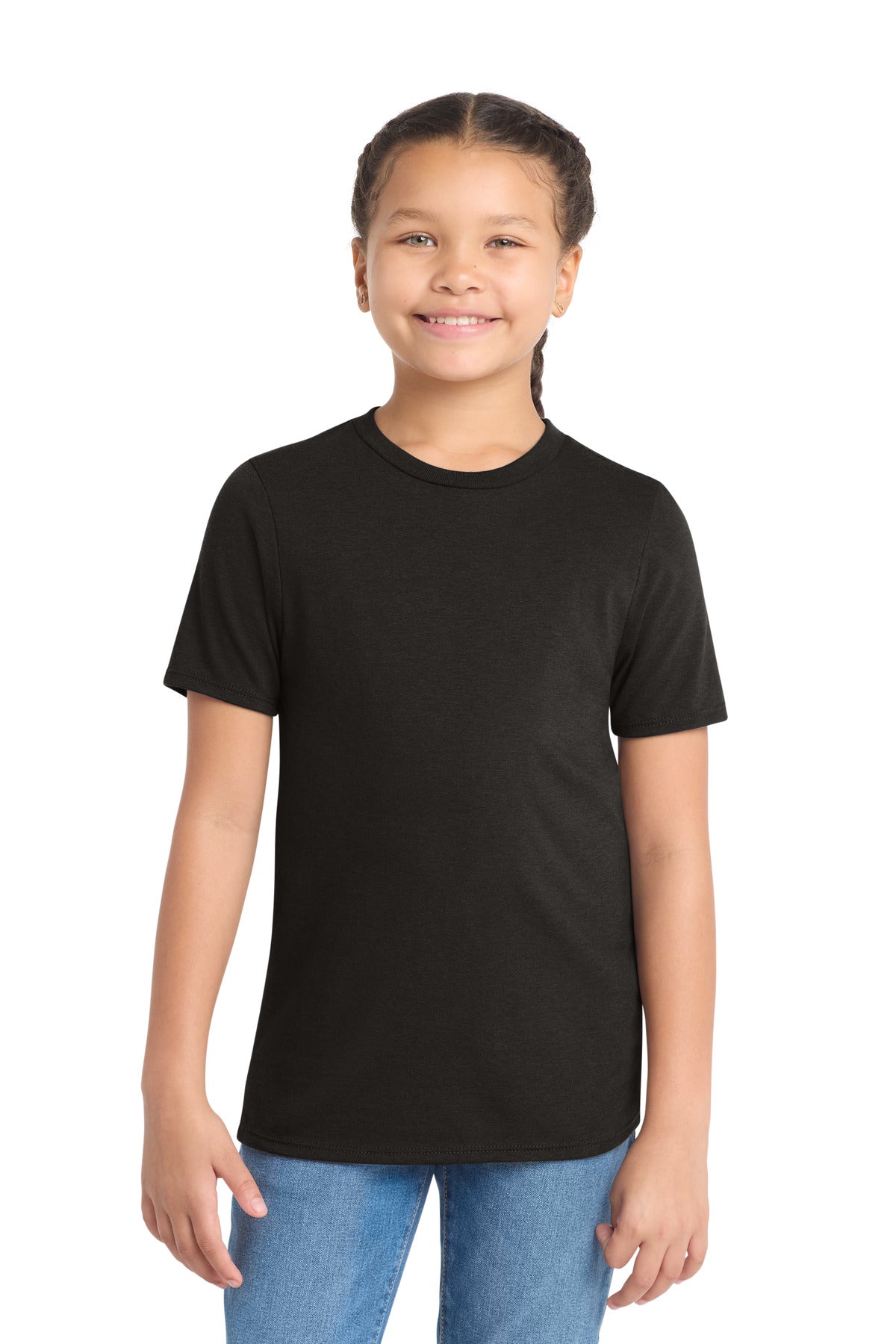 District Youth Perfect Tri Tee DT130Y Black