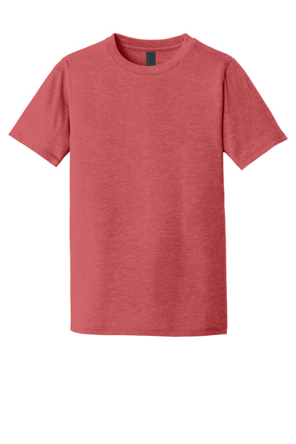 District Youth Perfect Tri Tee DT130Y Red Frost