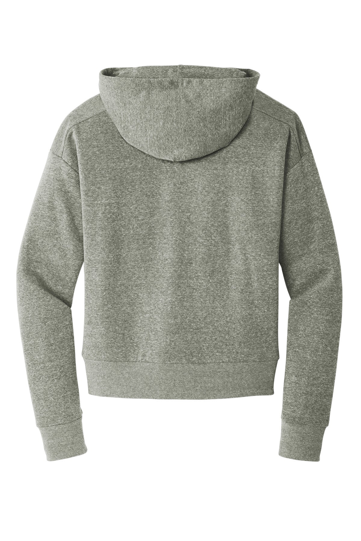 District Women's Perfect Tri Fleece 1/2-Zip Pullover DT1311 Grey Frost