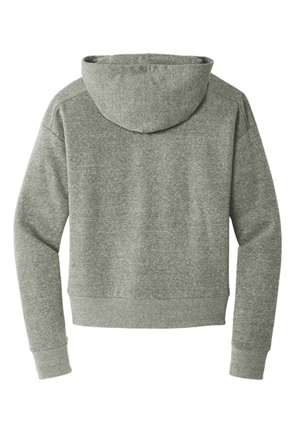 District Women's Perfect Tri Fleece 1/2-Zip Pullover DT1311 Grey Frost