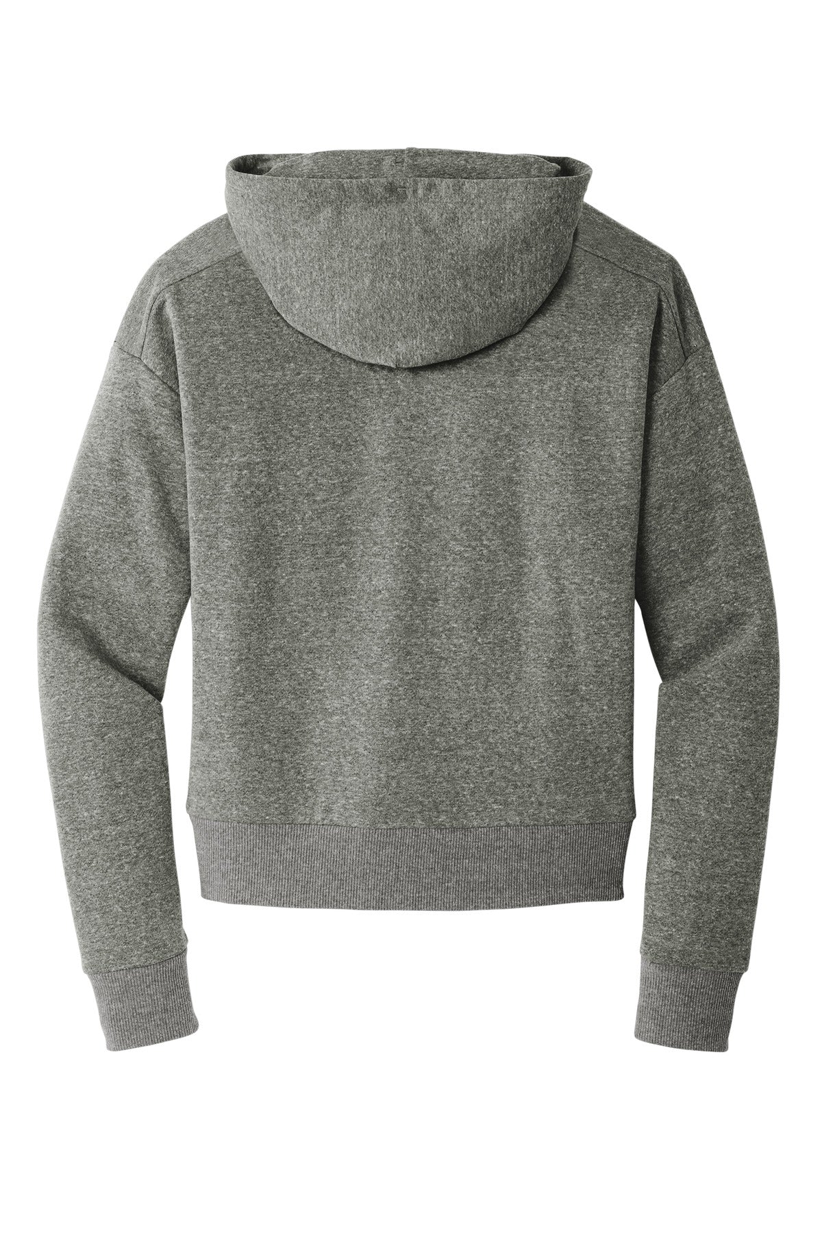 District Women's Perfect Tri Fleece 1/2-Zip Pullover DT1311 Heathered Charcoal