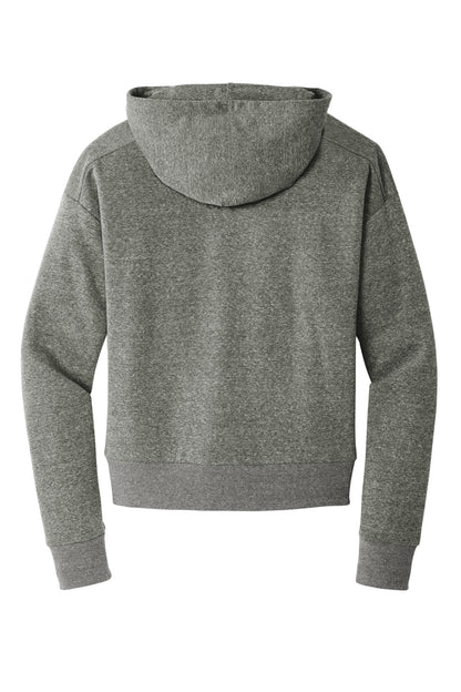 District Women's Perfect Tri Fleece 1/2-Zip Pullover DT1311 Heathered Charcoal