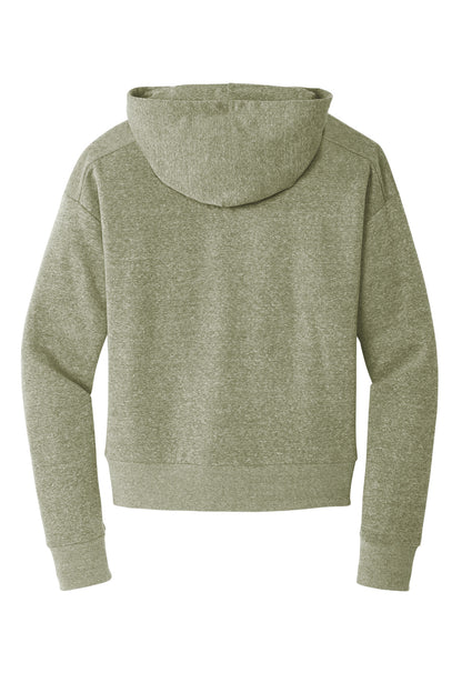 District Women's Perfect Tri Fleece 1/2-Zip Pullover DT1311 Military Green Frost