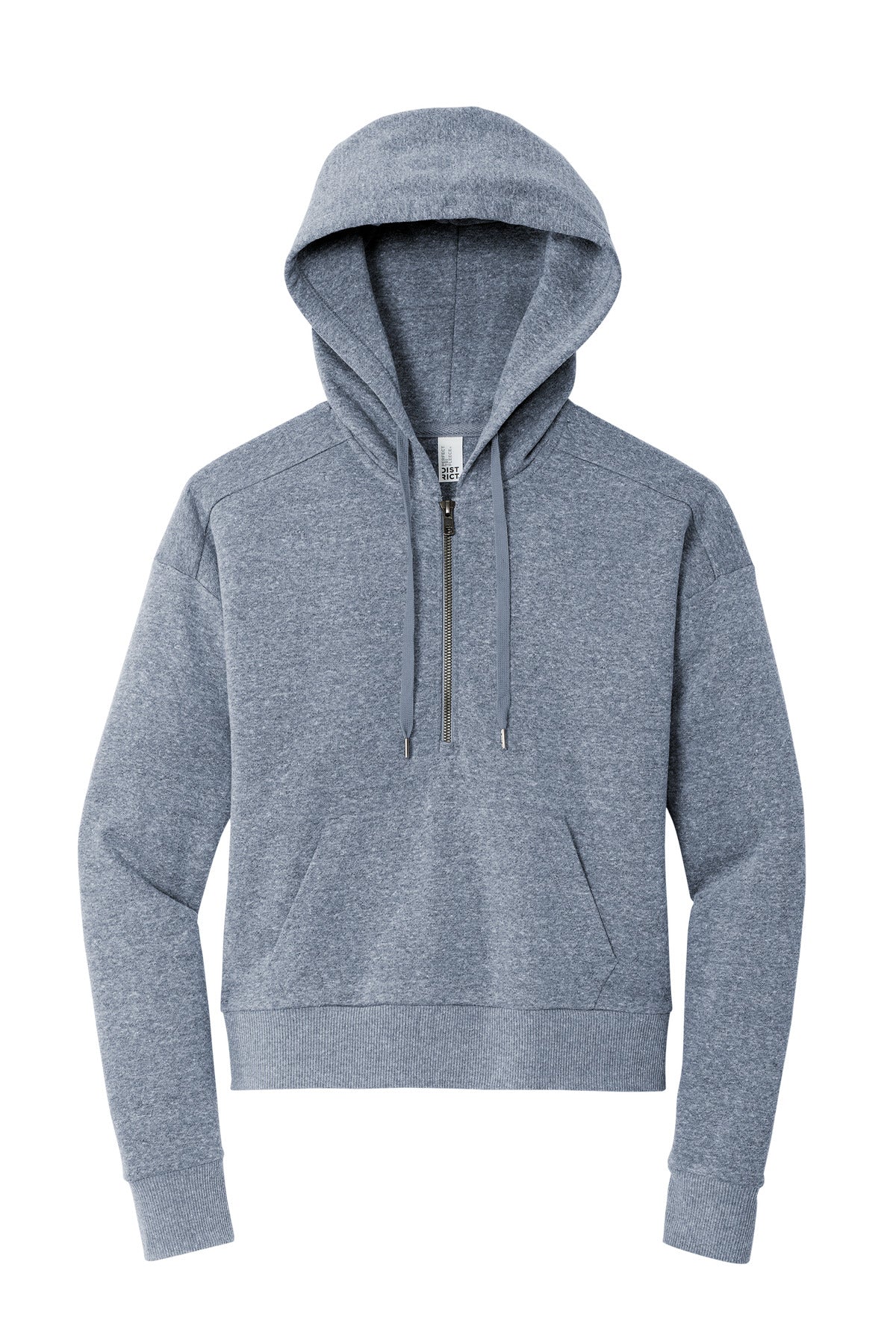 District Women's Perfect Tri Fleece 1/2-Zip Pullover DT1311 Navy Frost