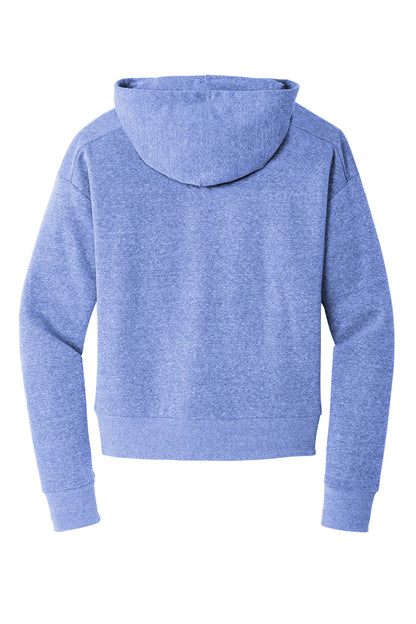District Women's Perfect Tri Fleece 1/2-Zip Pullover DT1311 Royal Frost