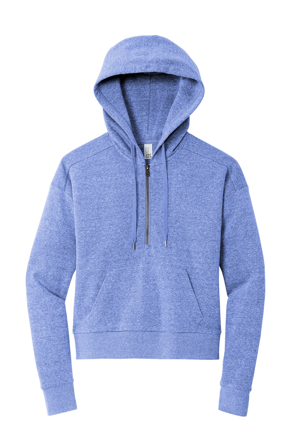 District Women's Perfect Tri Fleece 1/2-Zip Pullover DT1311 Royal Frost
