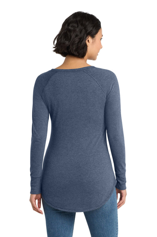 District Women's Perfect Tri Long Sleeve Tunic Tee image 2