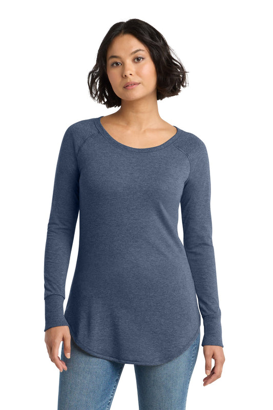District Women's Perfect Tri Long Sleeve Tunic Tee image 1
