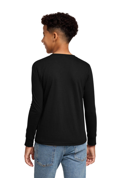 District Youth Perfect Tri Long Sleeve Tee DT132Y Black