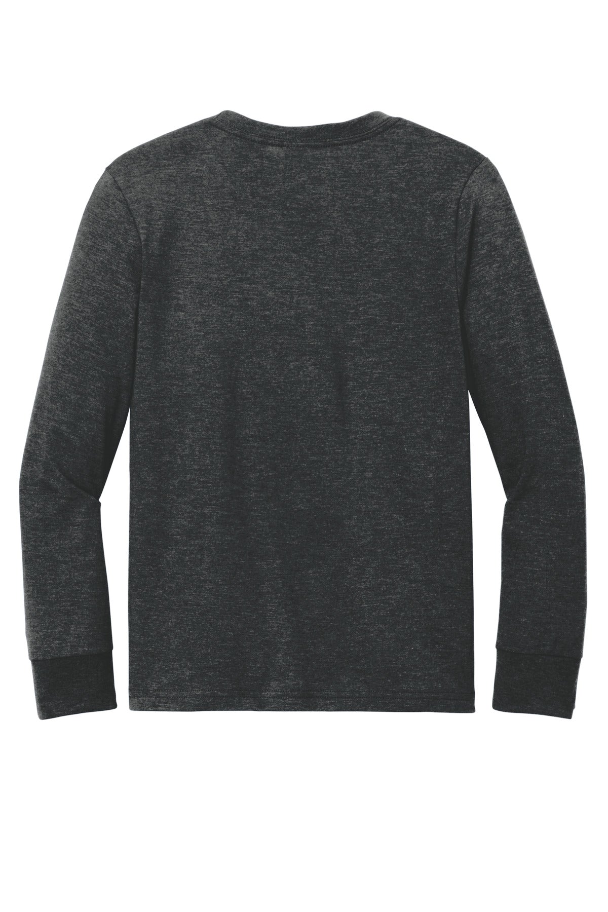 District Youth Perfect Tri Long Sleeve Tee DT132Y Black Frost