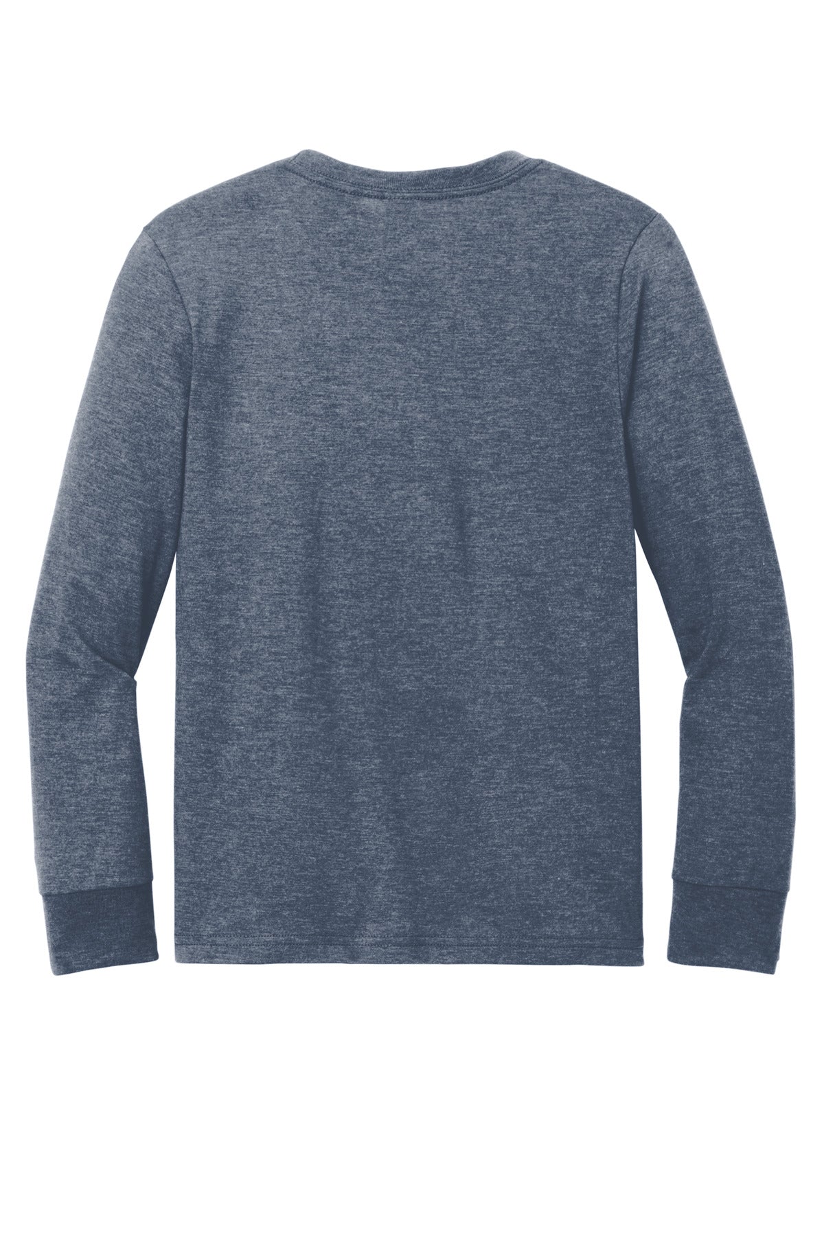 District Youth Perfect Tri Long Sleeve Tee DT132Y Navy Frost