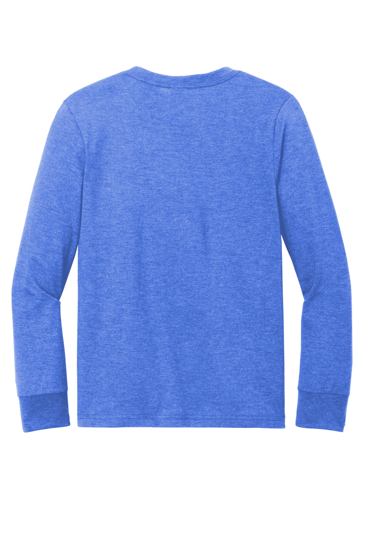 District Youth Perfect Tri Long Sleeve Tee DT132Y Royal Frost