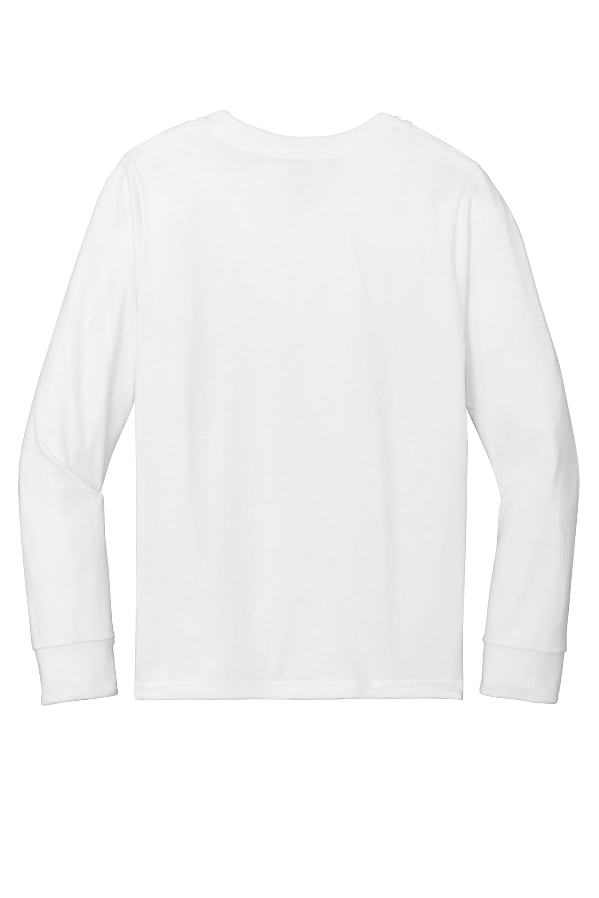 District Youth Perfect Tri Long Sleeve Tee DT132Y White