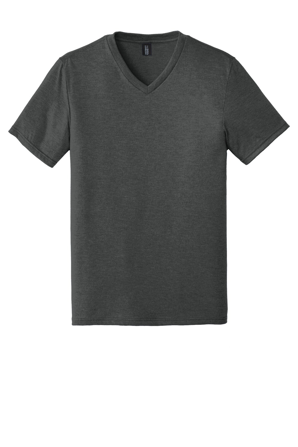District Perfect Tri V-Neck Tee DT1350 Black Frost