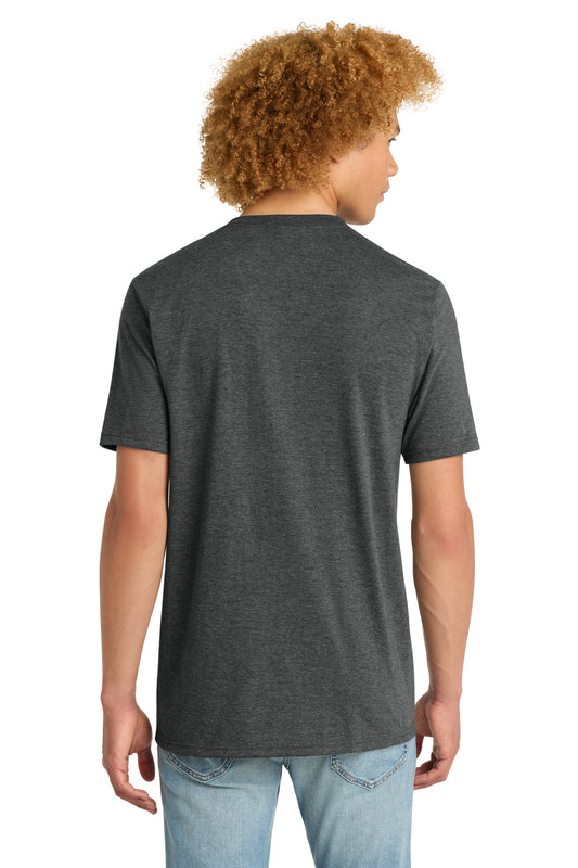 District Perfect Tri V-Neck Tee DT1350 Black Frost