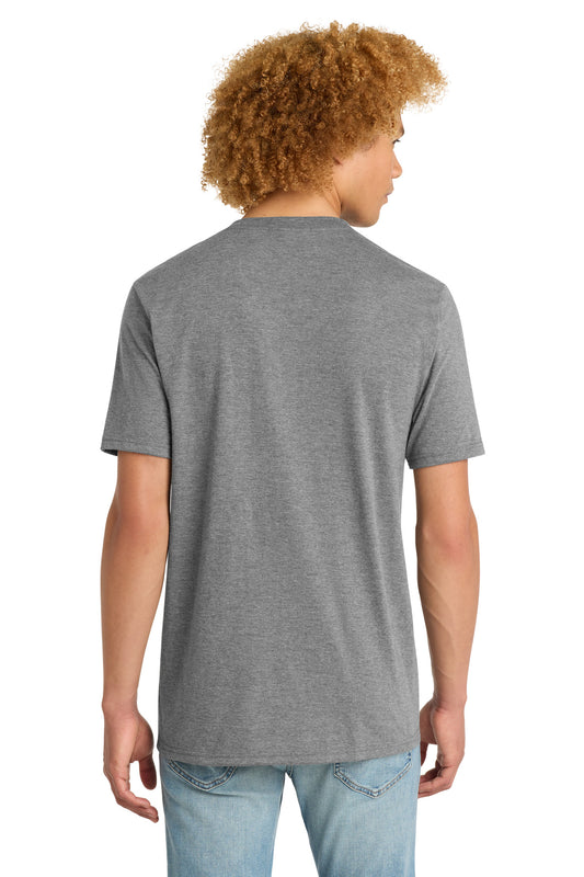 District Perfect Tri V-Neck Tee DT1350 Grey Frost