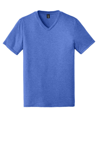 District Perfect Tri V-Neck Tee DT1350 Royal Frost